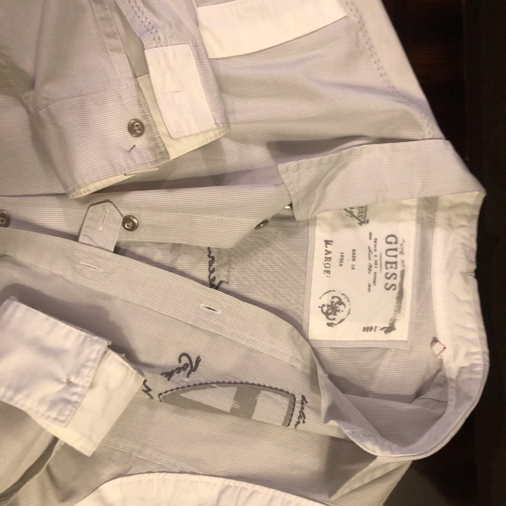 Men’s Dress Shirt : Brand Guess